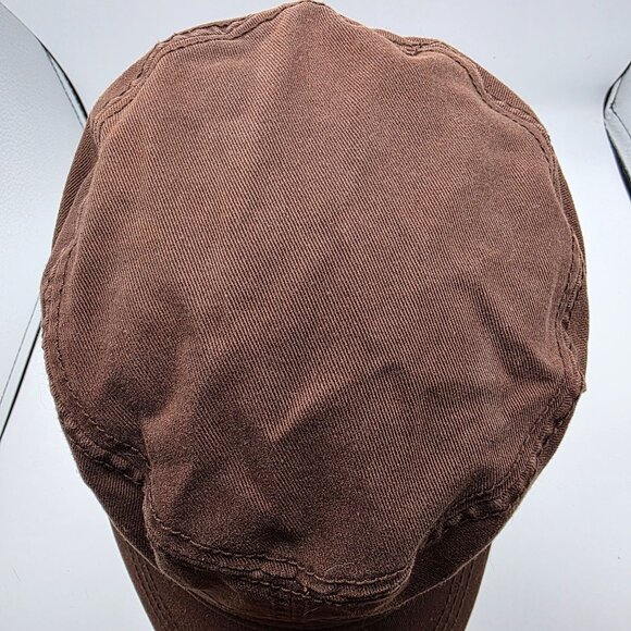 Kooringal Brown Cotton Cap Adjustable One Size Casual Outdoor Hat Lightweight - Picture 5 of 9